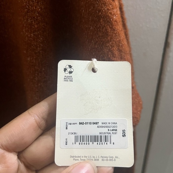 a.n.a Women's V-Neck Sweater in Rich Brown - Picture 7 of 7